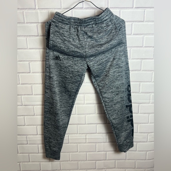 Adidas Kids Gray Jogger Pants/size M - Picture 1 of 9